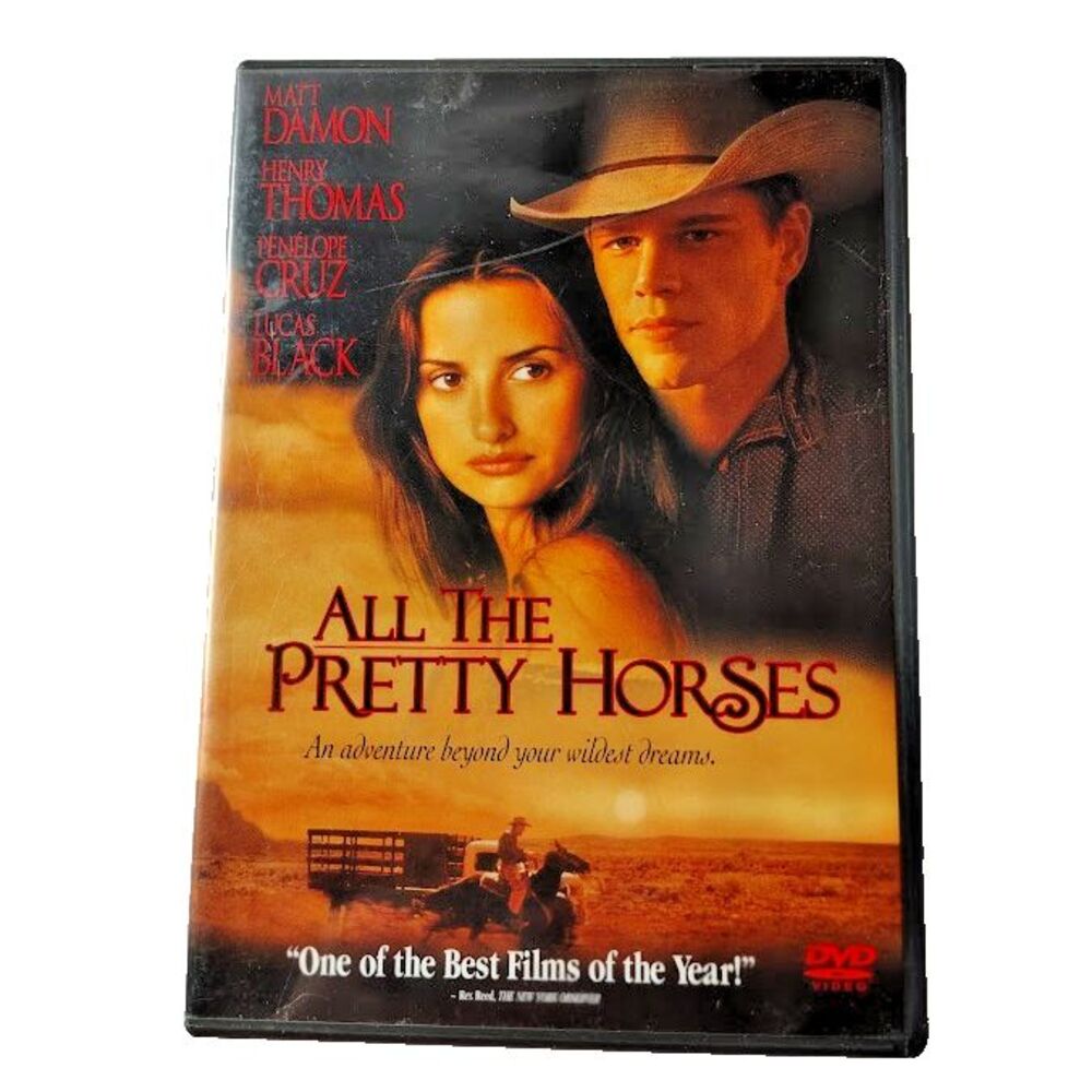 All the Pretty Horses DVD 2000 Movie Matt Damon Penelope Cruz PG 13